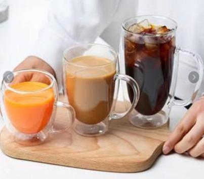 TAZA DOBLE VIDRIO 250ML