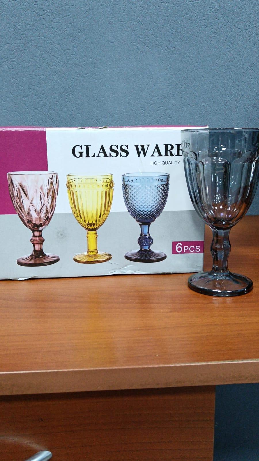 SET 6 COPAS COUNTRY FUME 330ML