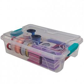 ORGANIZADOR C/ TRABA  10 L. TRANSP. 42x29x12 CM