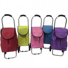 CARRITO DE COMPRAS TELA OXFORD 42x28x18 CM