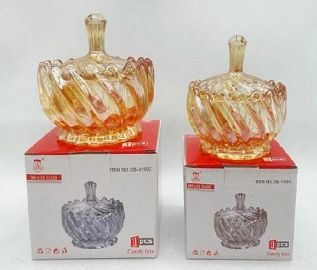 CARAMELERA AMBAR 9.5*8.8CM ONDAS