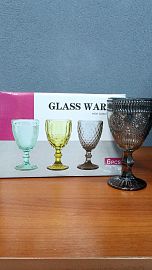 SET 6 COPAS TRAMAS FUME 320ML